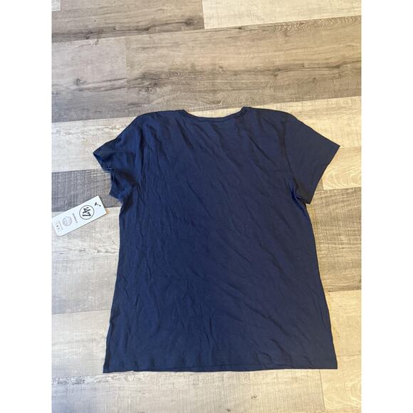 New York Yankees Shirt Womens Large Navy Blue MLB Baseball 2024 World Series Tee - Picture 8 of 10